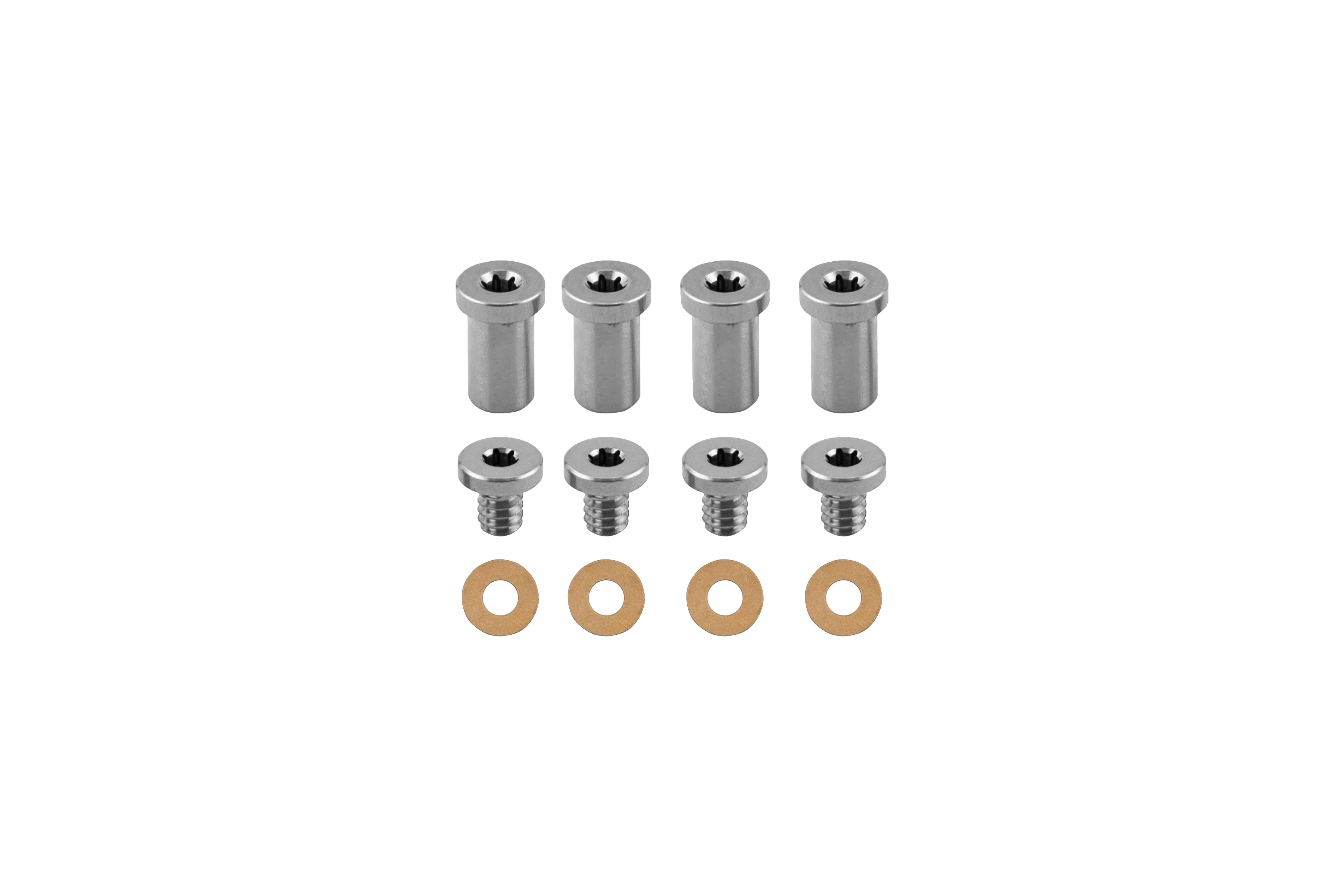 Flat Head Titanium Hardware Set - Image 2