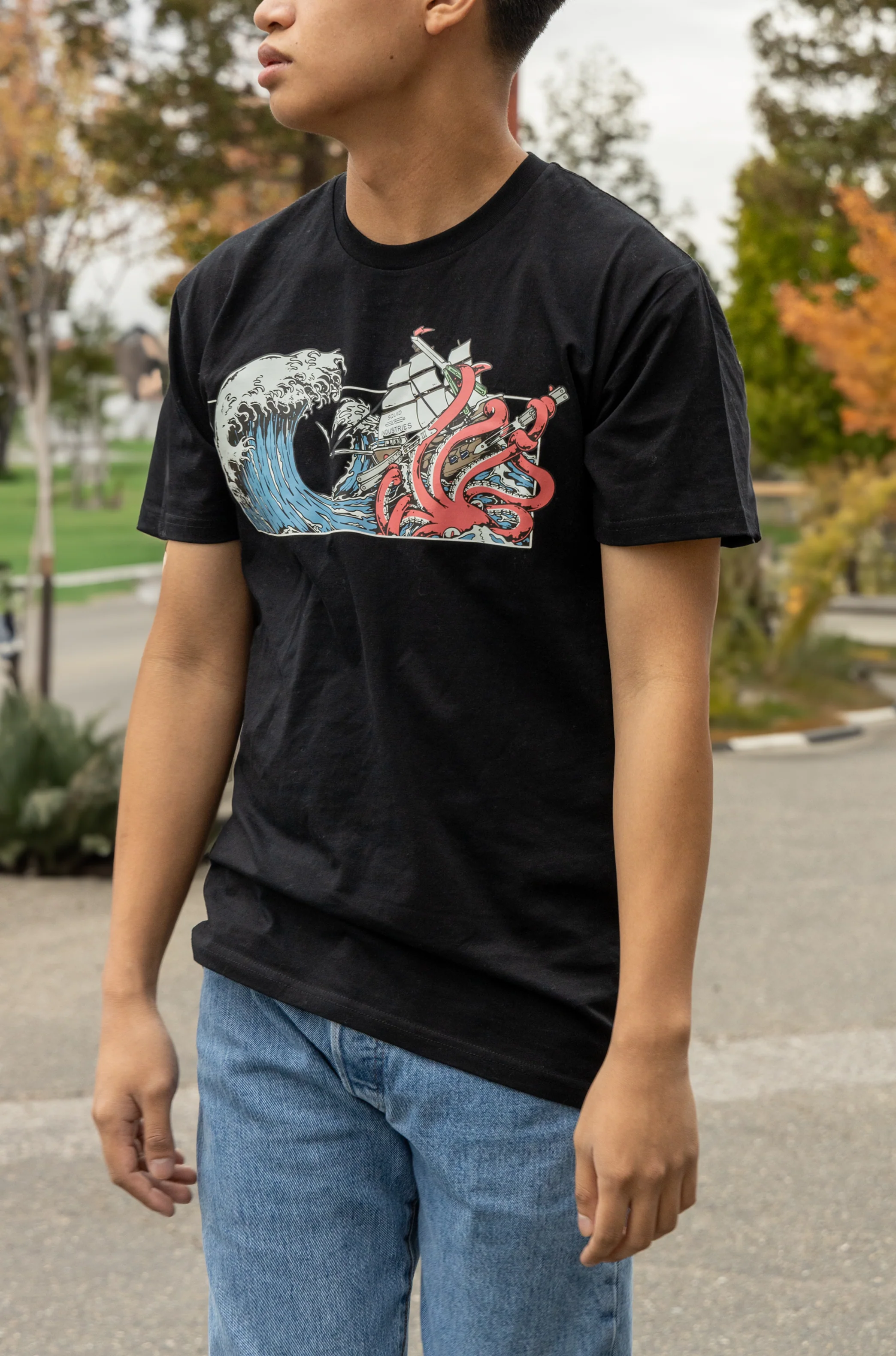 Squid Industries x Simple Stock T-Shirt - Image 3