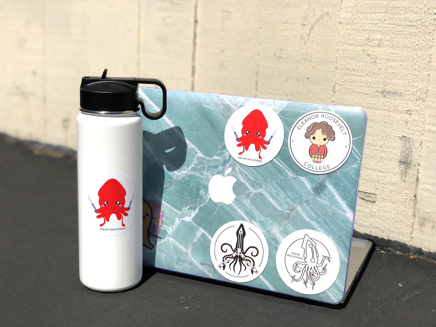 Squiddly the Kawaii Squid Sticker - Image 3